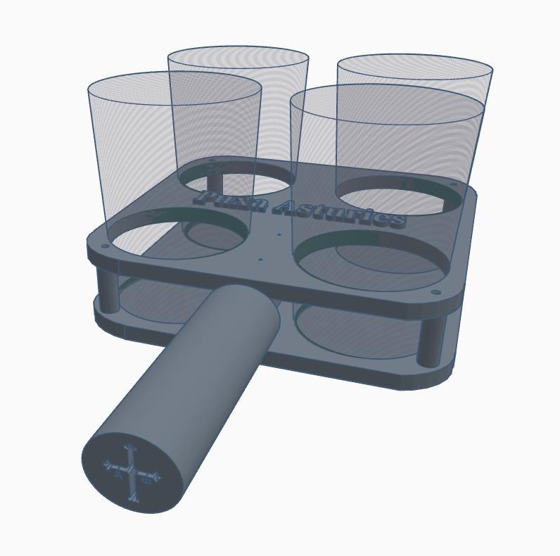 Puxa Asturias Cider Glass Holder