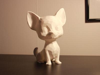 Chihuahua | Low Poly | Decoration