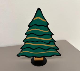 Desk christmas tree