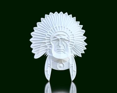 American Indian Feather Crown - Respecting Tradition and Nature III