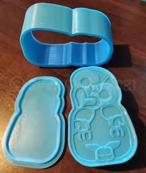 Green Tiki Bath Bomb Mold - Commercial Licence