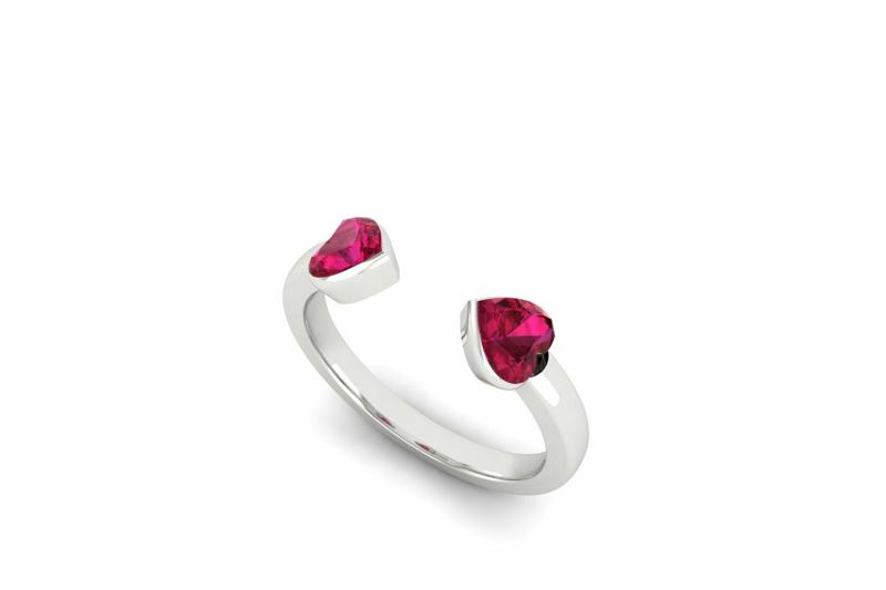 Heart Diamond Ring R 217