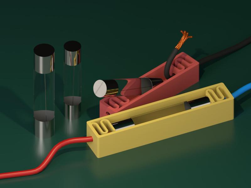 Glass Fuse Holder (5x20, 6x30)