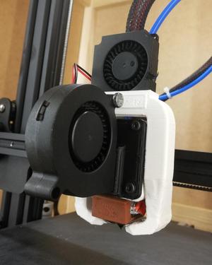 F4xs - Simple cooling system for Ender 3 (also stock) 