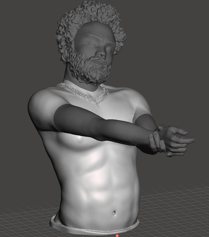 Childish Gambino This is America cut and keyed (optional extra pistol)