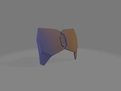 The Mandalorian Brust Platte