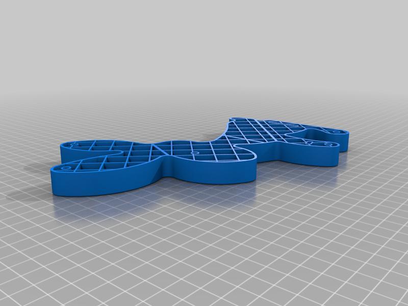 Routing template - Bunny - for small printer, too