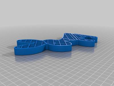 Routing template - Bunny - for small printer, too