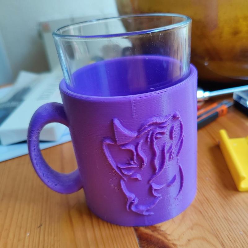 you image on a mug with nutella glass