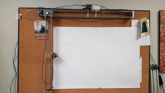 Wall-mounted 4xiDraw