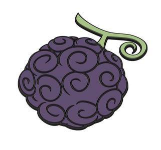 GOMU GOMU ONE PIECE FRUIT COASTER