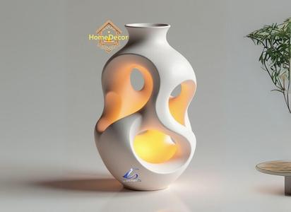 Abstract Infinity Vase – A Masterpiece for Home Decor!