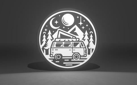 Lightbox Camper Camperlife Van Camping - Lampara LED