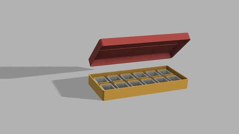 Watercolor halfpan case