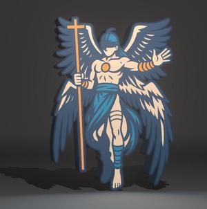 Digimon Angemon - Lampara Lightbox