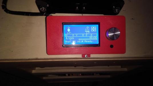 Anet A6 LCD housing slanted