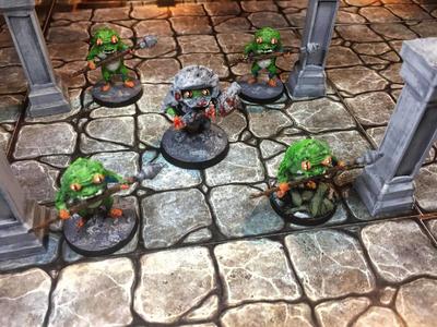 Froggle Knight with Greataxe