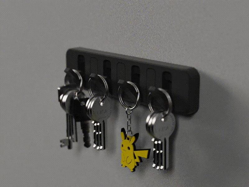 Key hanger // Print-in-place