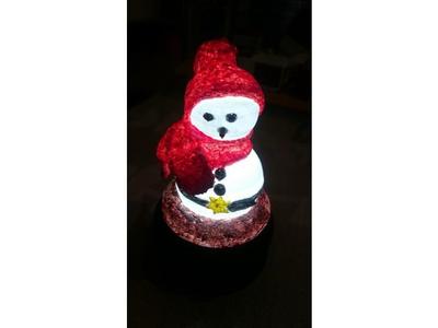 Snowman (multicolor and shell to add light)
