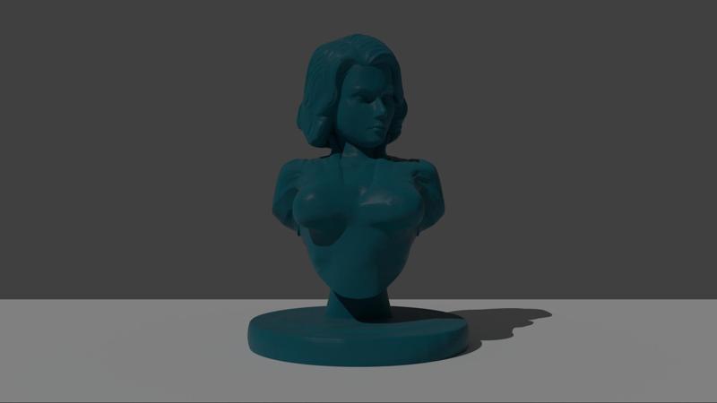 Black Widow bust