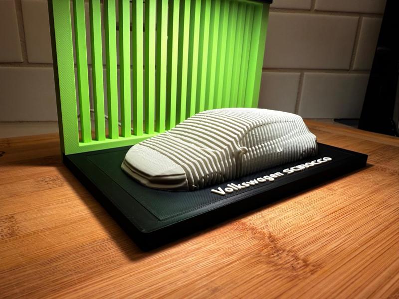 Volkswagen Scirocco MKIII – Layered Automotive Art