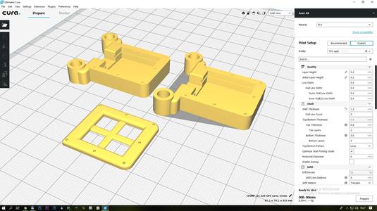BN-220 GPS mount FPV Martian II / IV - 27mm and 31mm