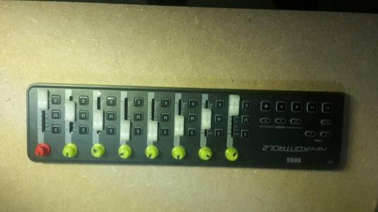 nanokontrol2 korg knob & fader