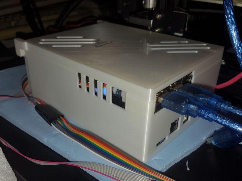 Control box for MKS Sbase + Raspberry Pi3 + 4 way Relay (for Ender 3)