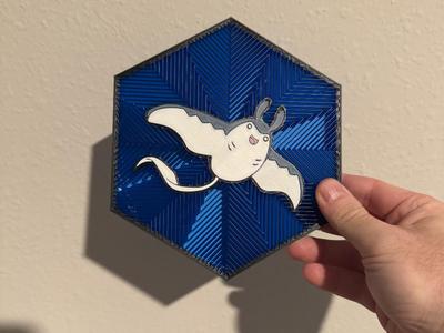 #226 Mantine Hex Wall Art