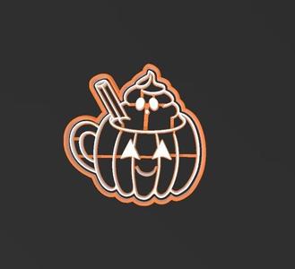 Pumpkin, cookie cutter 90mm