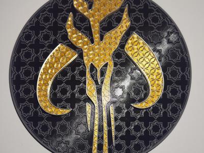 Star Wars Mandalorian Mythosaur Dimensional Mosaic