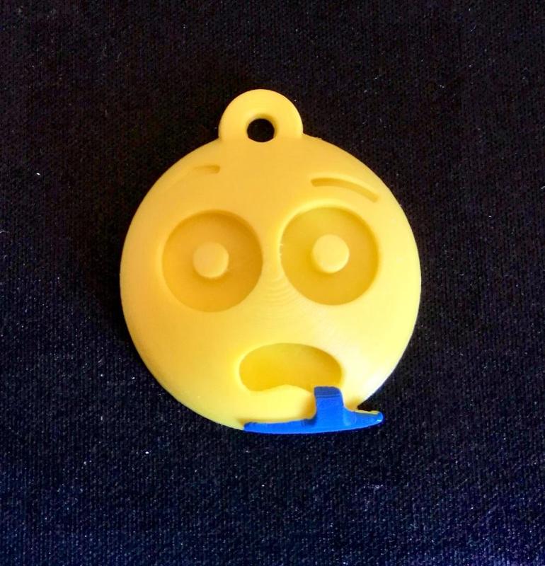 Emoji Drooling Keychain