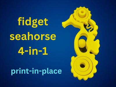 Fidget Seahorse 4-in-1