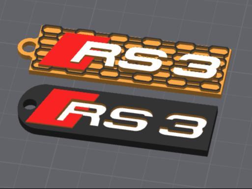 Audi TTRS and RS3 Keychain