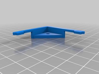 Hotbed Glass Corner Holder With Position Adjuster - Full set for Anet A8 A6 