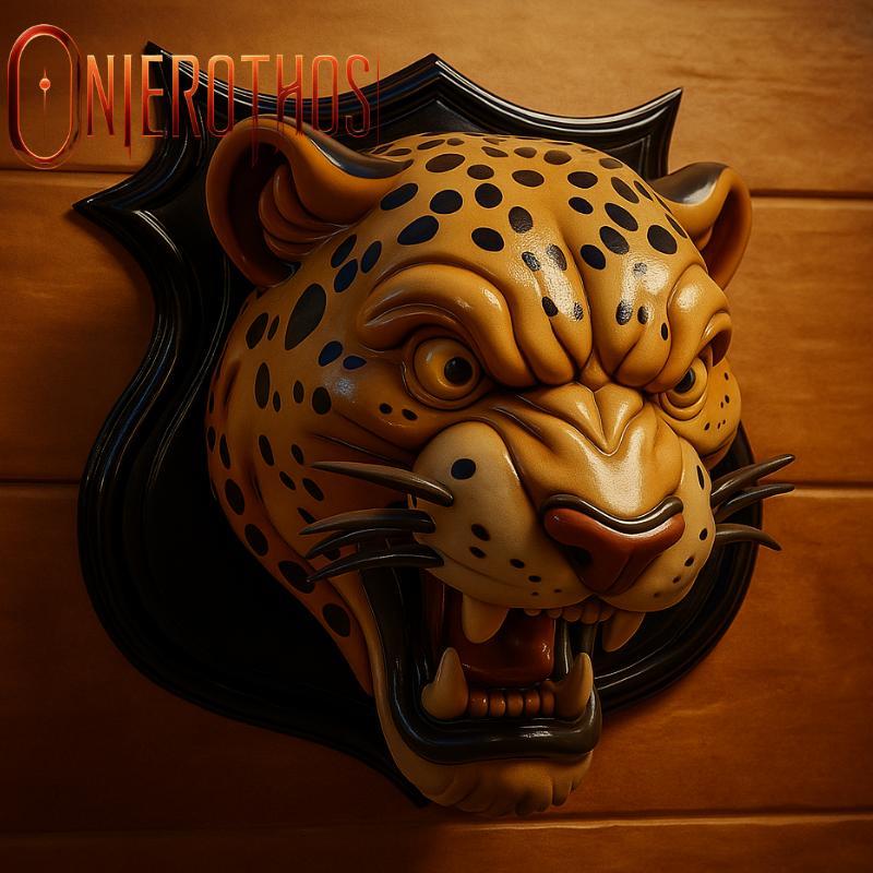 Savage Jaguar - Wild Trophy Head STL (Old School Style)