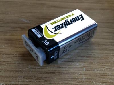 Cap for PP3 battery