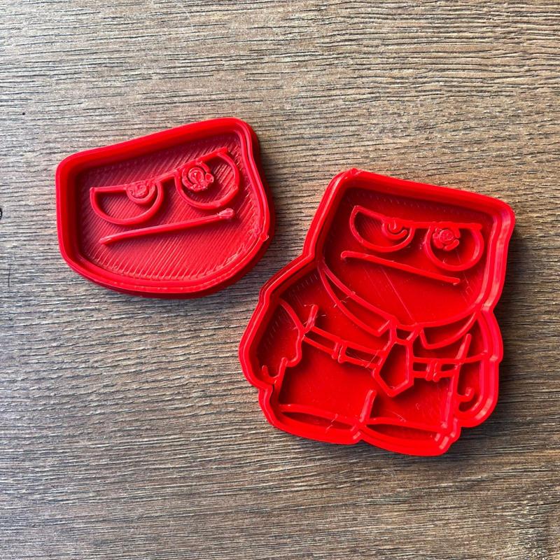 Anger cookie cutter from inside out - Anger cookie cutter from inside out