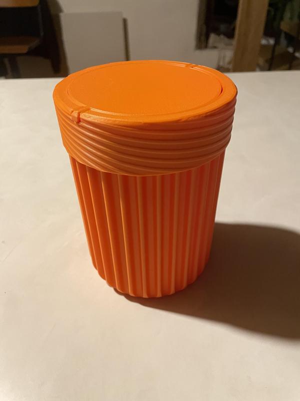 BIN WITH TILTING LID
