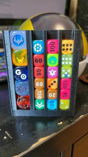 Dice organizer for deckbox +80cards