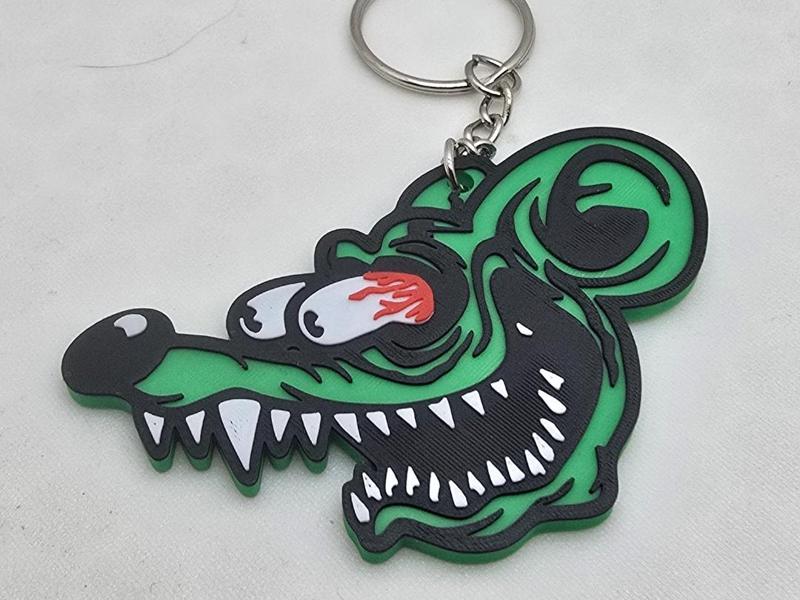 Rat Fink Keychain