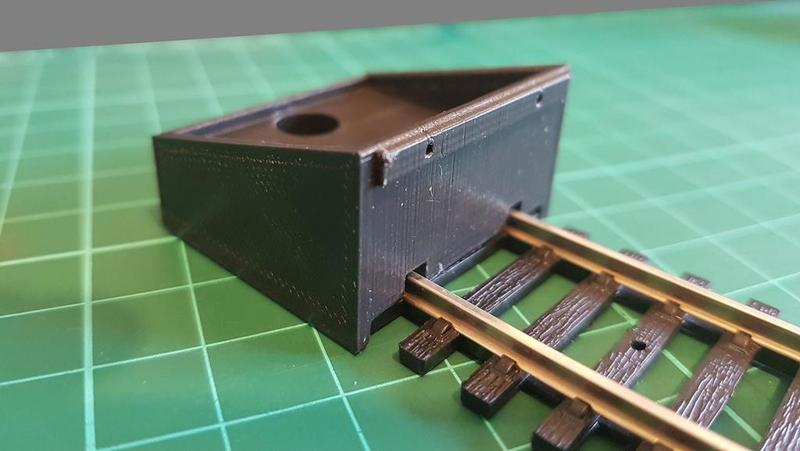 Buffer stop for Hornby 00 tracks