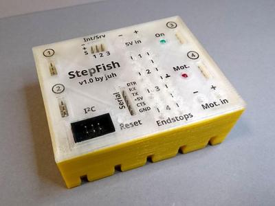 StepFish: fischertechnik I2C stepper motor controller