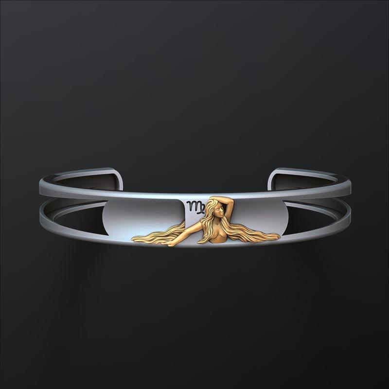 Zodiac Horoscope Virgo Bracelet 3D print model