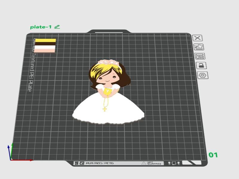 First Communion girl ba