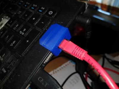 Broken network port door fixer (laptop)