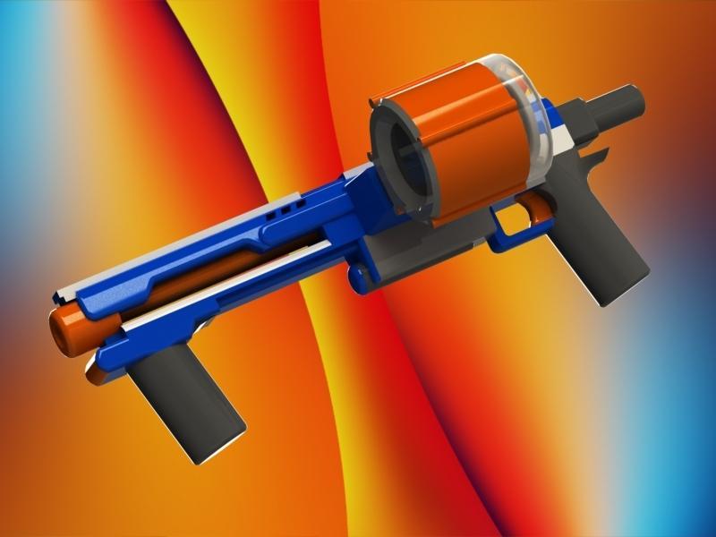 Rampage Nerf Blaster for Lego Minifigures