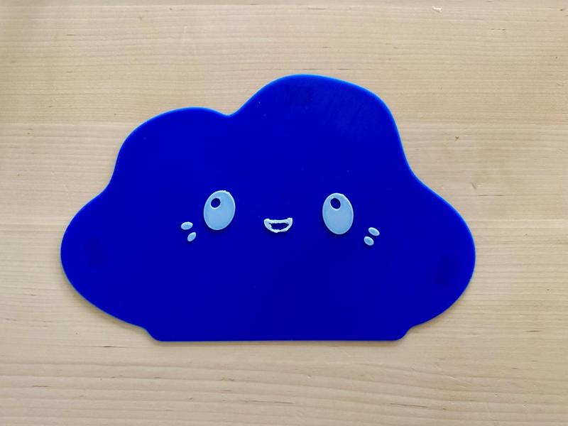 Cute Cloud wall art (no MMU & MMU available!)