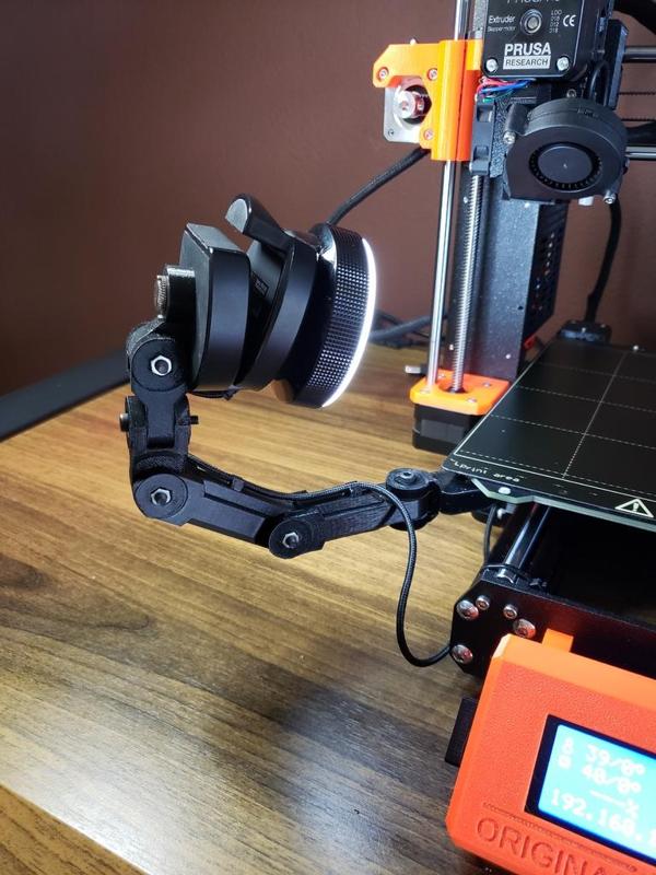 Prusa MK3s Y axis Camera with integrated light