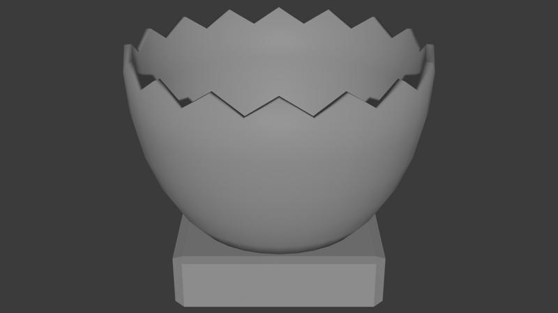 Eierschale Stifthalter